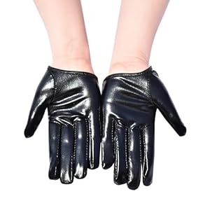 ⭐️美品⭐️ロンググローブ　本革手袋　黒　レザー　防寒　可愛い　モード　乾燥対策 ⭐️美品⭐️ロンググローブ 本革手袋 黒 レザー 防寒 可愛い